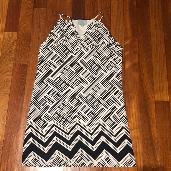 Navy and white dress - Picture 1 of 4